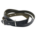 Hermes Api 2 Black Silver Leather Metal Belt