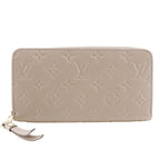 Louis Vuitton Zippy Wallet Monogram Empreinte Tourterelle Gray