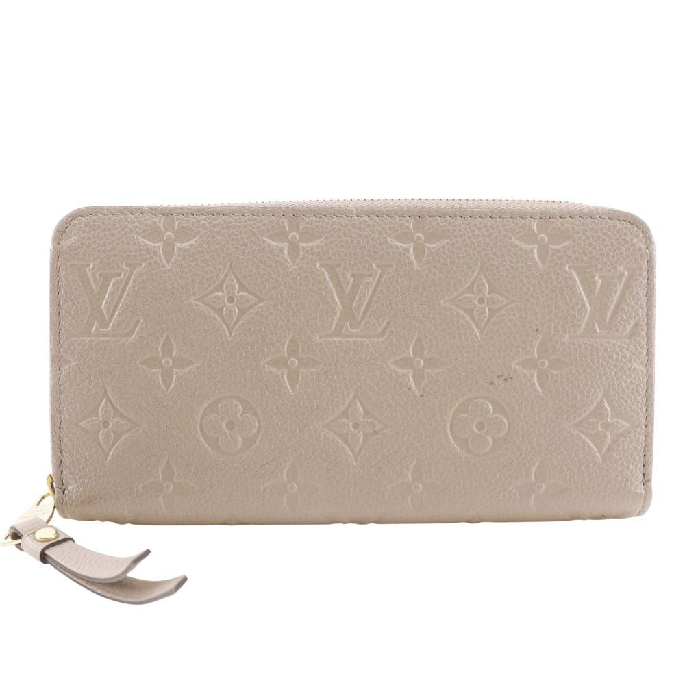 Louis Vuitton Zippy Wallet Monogram Empreinte Tourterelle Gray