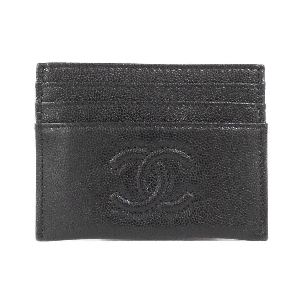 Chanel Card Case Card Holders Black