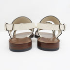 Gucci Sandals Bit White Dark Brown Size 37 1 2 Apparel — view 9