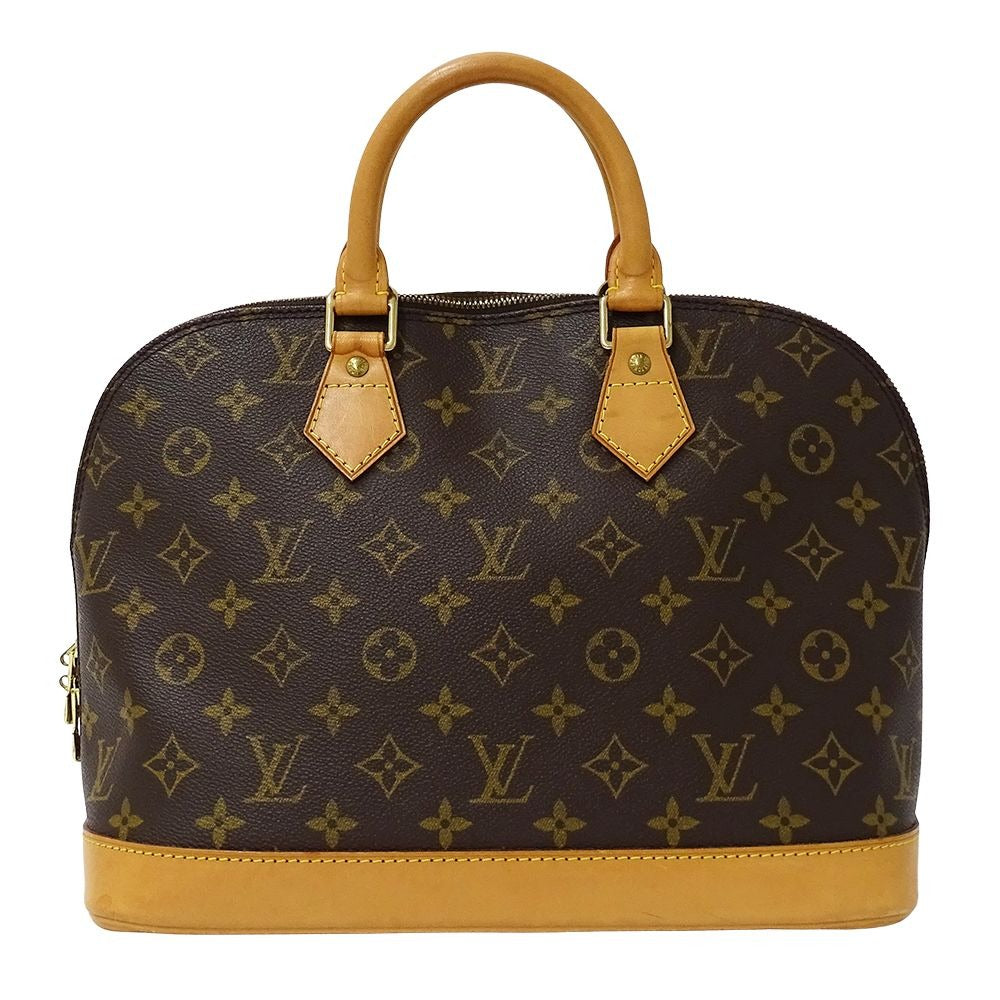 Louis Vuitton Bag Monogram Handbag Alma Brown