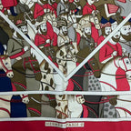 Hermes Carre 90 Scarf Ali Baba Alibaba Silk Red — view 7