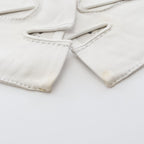 Hermes Gloves Lambskin White — view 4
