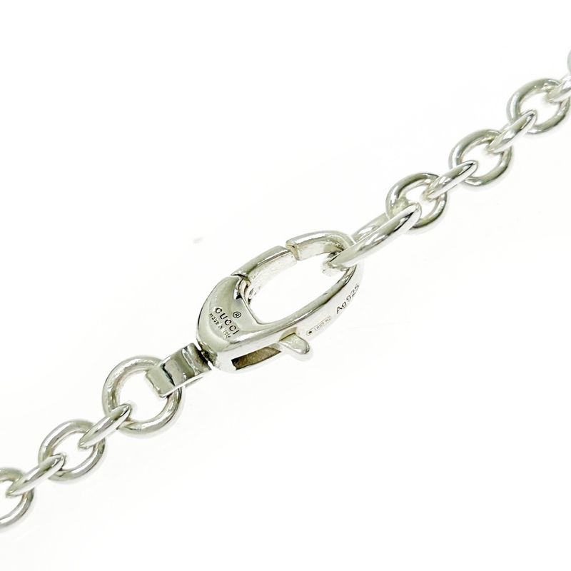 Gucci Silver Interlocking G Necklace 25.9 925 Engraved — view 6