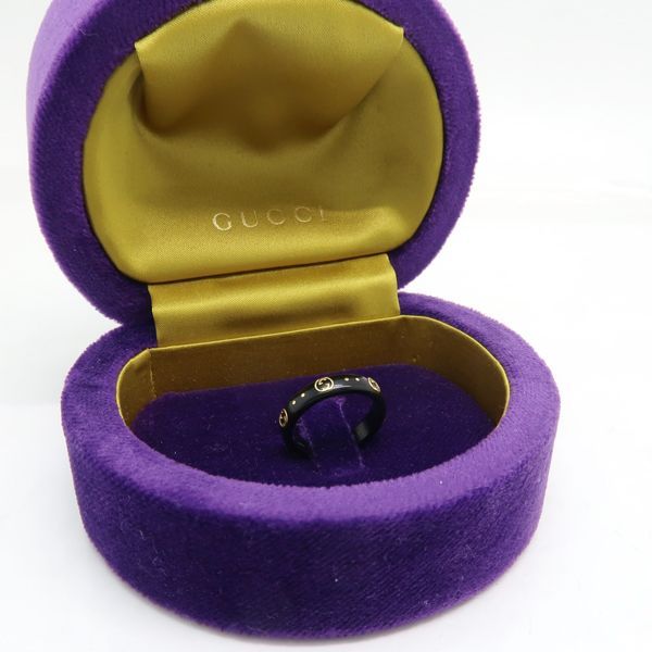 Gucci Icon Interlocking G 18Kring 50 Corundum 18K With Case Ring — view 4