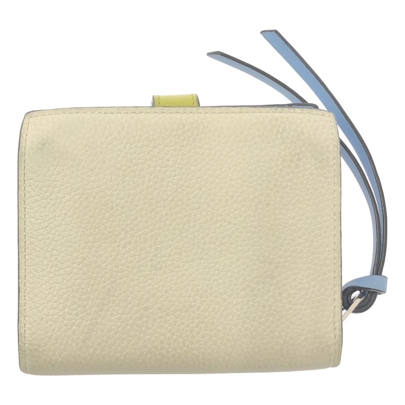 Loewe SGC Compact ZIP Wallet Anagram Logo Leather Purse Off — view 2