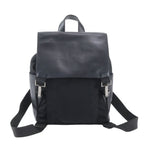 Gucci 003 Leather Nylon Backpack Shoulder Bag Black