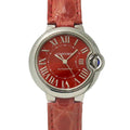 Cartier Ballon Bleu 33 mm Watch Red Automatic