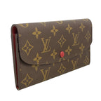 Louis Vuitton Wallet Monogram Portefeuille Emily Brown Rouge — view 2