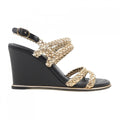 Chanel Sandals Black 36