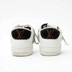 Louis Vuitton Charlie Line Monogram Sneakers Shoes Leather White Gray Black — view 5