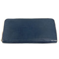 Louis Vuitton Wallet Zippy Vertical Taurillon Leather Navy