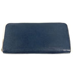 Louis Vuitton Wallet Zippy Vertical Taurillon Leather Navy