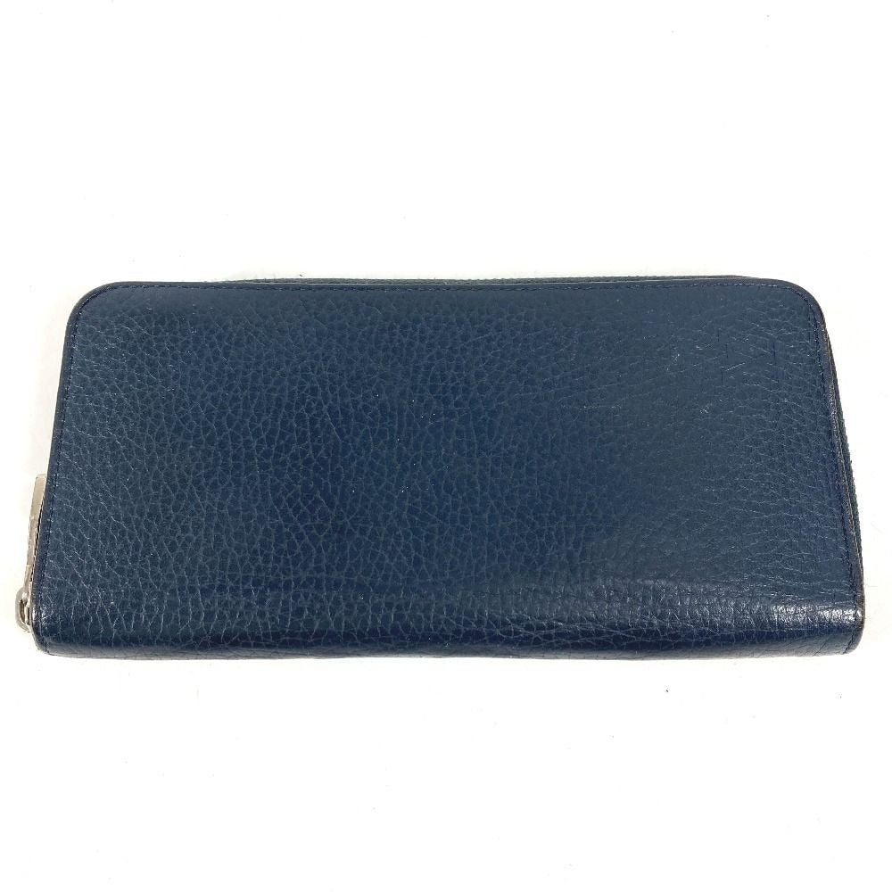 Louis Vuitton Wallet Zippy Vertical Taurillon Leather Navy
