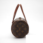 Louis Vuitton Papillon Bag Handbag Tube Wide Brown — view 4