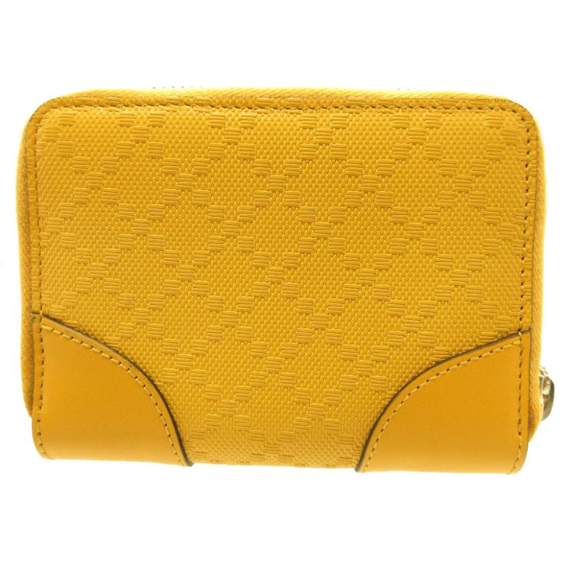 Gucci Tiamante Leather Yellow Coin Case Card 0069 — view 4