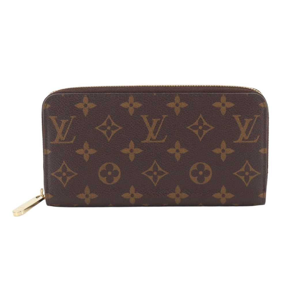 Louis Vuitton Monogram Zippy Wallet Zip Around Iced Gold