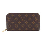 Louis Vuitton Monogram Zippy Wallet Zip Around Iced Gold