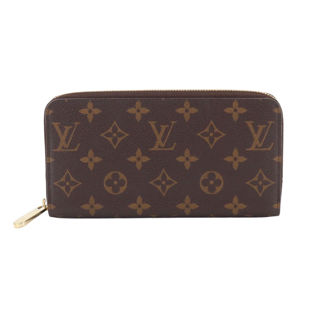 Louis Vuitton Monogram Zippy Wallet Zip Around Iced Gold