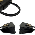 Celine Circle Logo Hardware Calf Leather