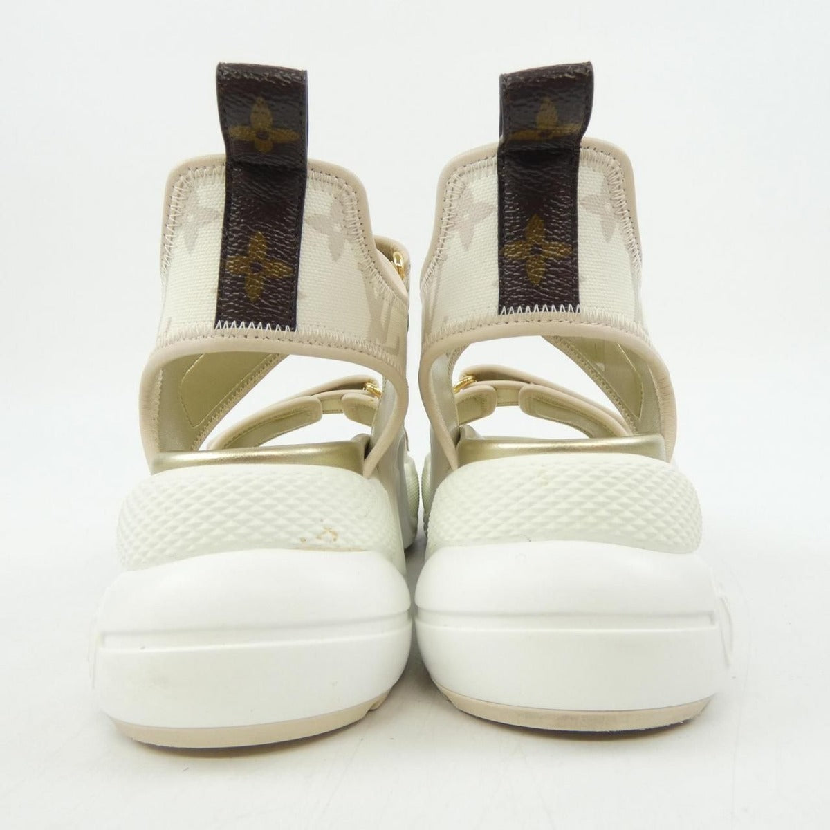Louis Vuitton Monogram Denim LV Arc Light Line Sandals — view 5