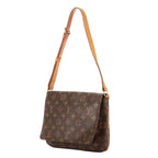 Louis Vuitton Musette Tango Brown Monogram Canvas Shoulder Bag — view 2