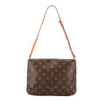 Louis Vuitton Musette Tango Brown Monogram Canvas Shoulder Bag — view 5