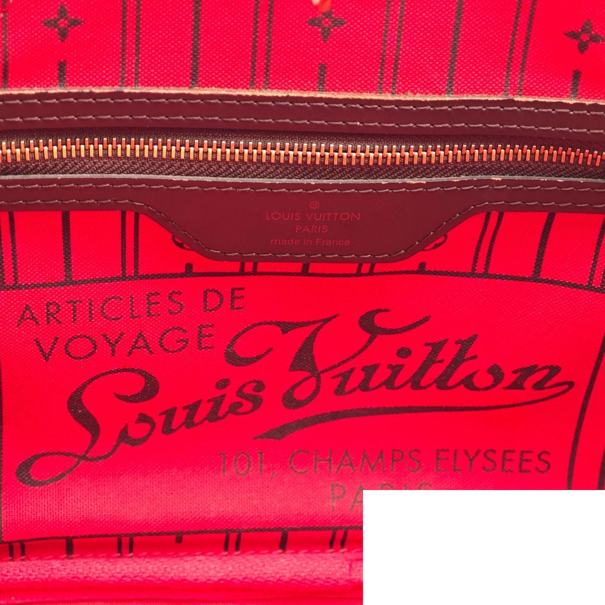 Louis Vuitton Neverfull PM Tote Bucket Bag Brown