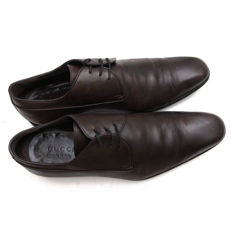 Gucci Shoes Business Men Leather Dark Brown A3 N00 — view 5