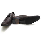Gucci Shoes Business Men Leather Dark Brown A3 N00 — view 6