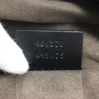 Gucci GG Supreme GG Carre Backpack Leather Khaki Beige Black — view 9