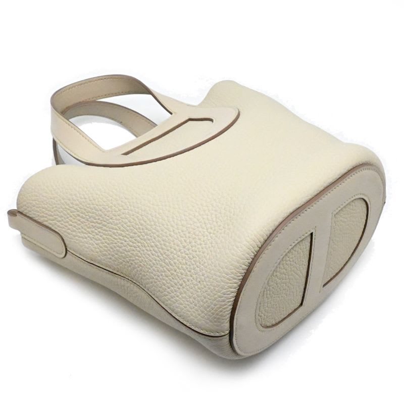 Hermes Bolide Beige Leather Handbag — view 5