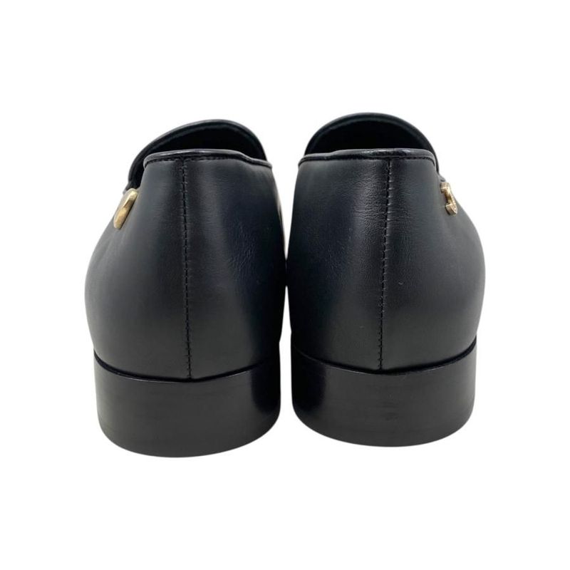Chanel Loafers Coco Mark Heart Moccasins 94305 Size 37 Calfskin — view 4