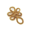 Saint Laurent Yves Vintage Pin Brooch Pin Badge Gold