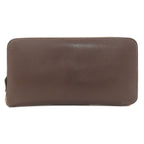 Hermes Azap Classic Long Silver Wallet Epsom