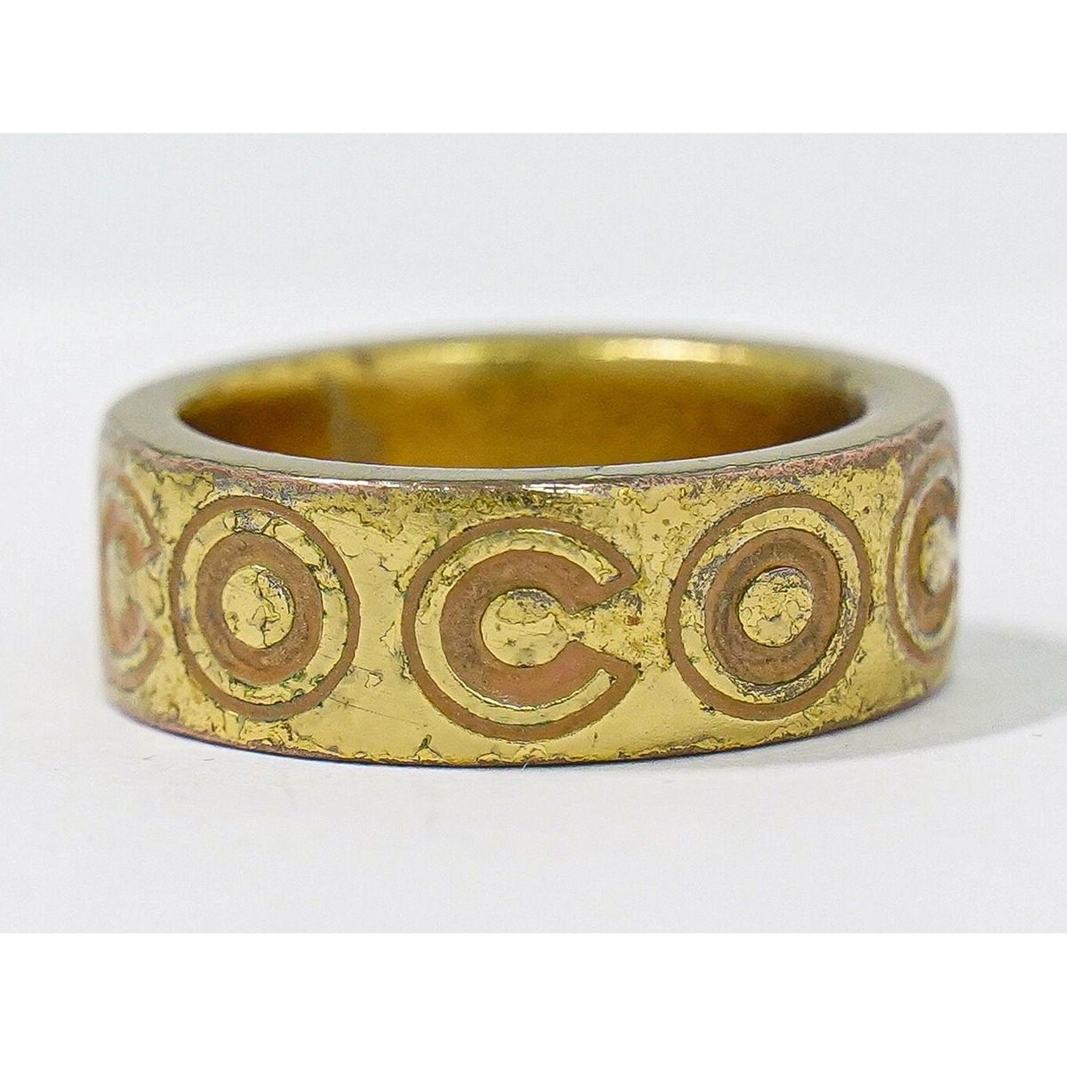 Chanel Coco Logo Ring Gold Plated — view 4