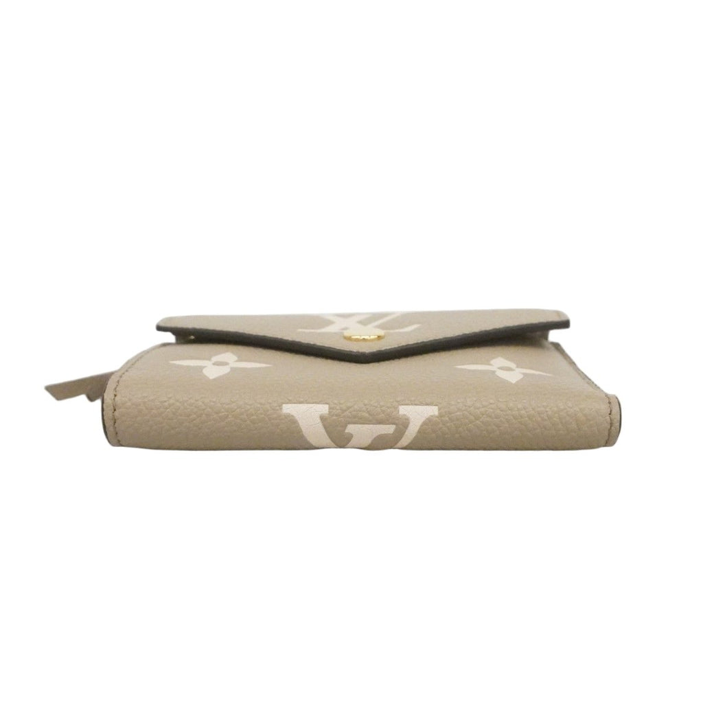 Louis Vuitton Trifold Wallet Monogram Empreinte Bicolor Portefeuille Victorine — view 2