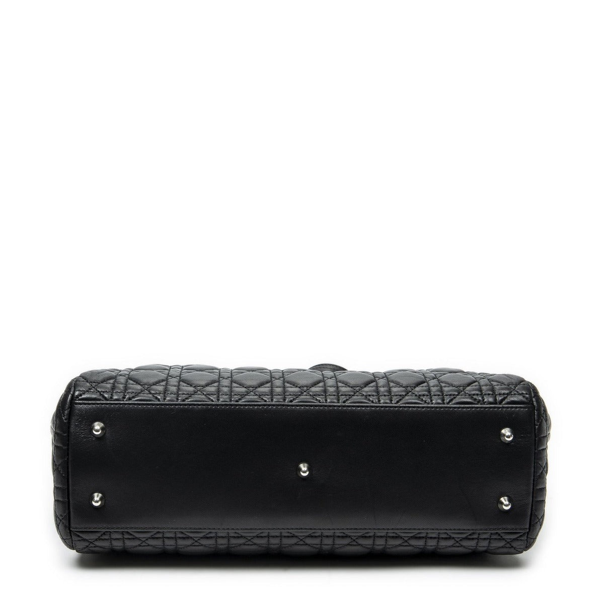 Dior Soft Shopping Tote Black Cannage Lambskin Leather — view 6