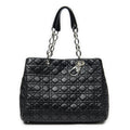 Dior Soft Shopping Tote Black Cannage Lambskin Leather