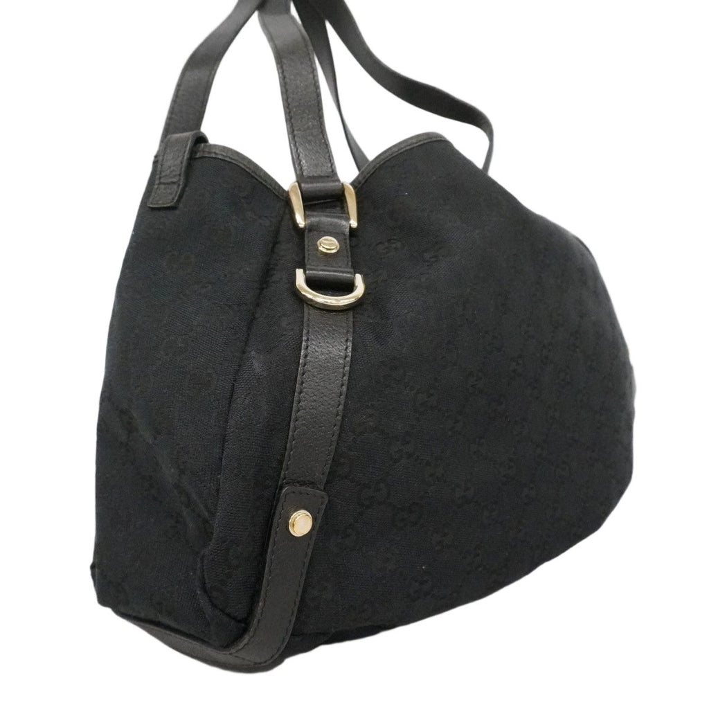 Gucci Tote GG Canvas Black Gold — view 2