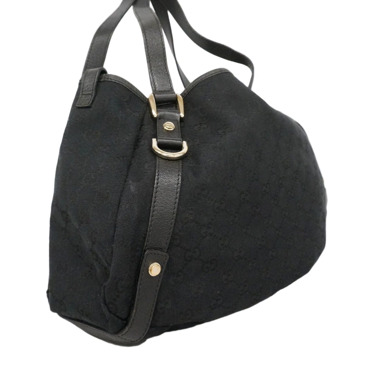 Gucci Tote GG Canvas Black Gold — view 2