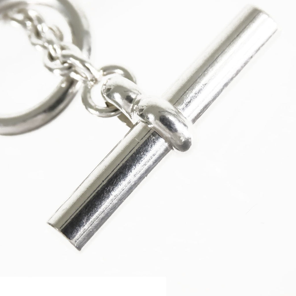 Hermes Farandole Long Silver Chaine D'ancre Necklace — view 3