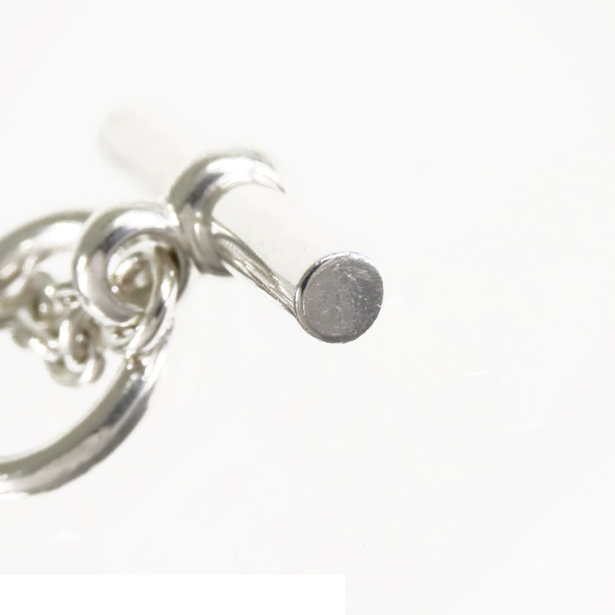 Hermes Farandole Long Silver Chaine D'ancre Necklace — view 5