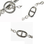 Hermes Farandole Long Silver Chaine D'ancre Necklace — view 6