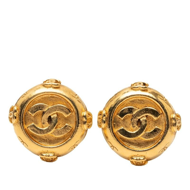 Chanel CC Logo Gold Plated
