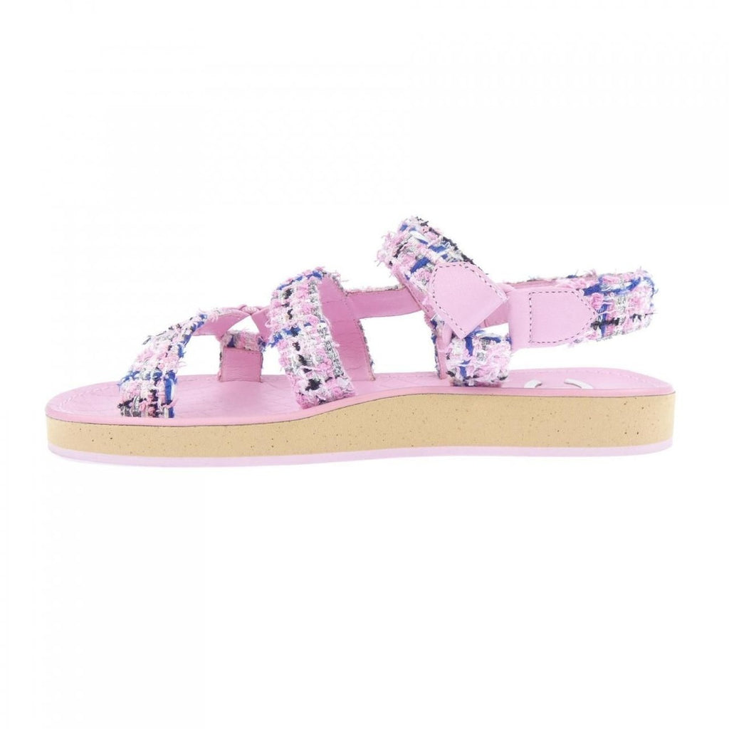 Chanel Sandals Cotton Tweed — view 2