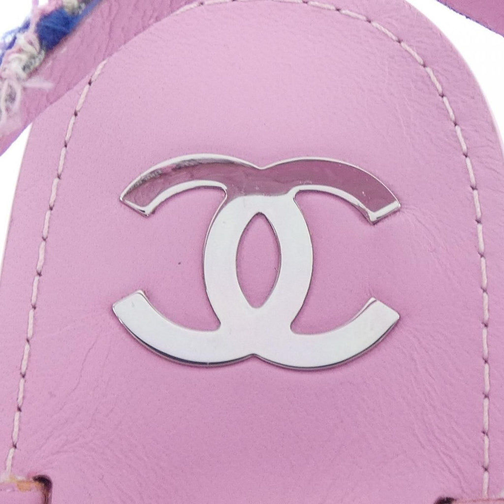 Chanel Sandals Cotton Tweed — view 6
