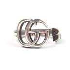 Gucci Double G Key Motif Ring Arabesque AG 925 Silver 10 — view 2