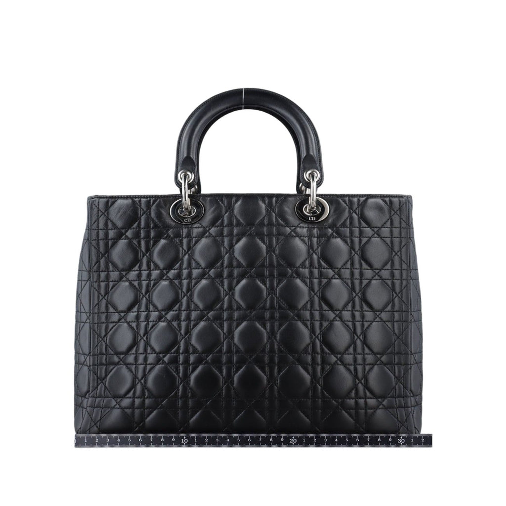Dior Lady Black Lambskin Handbag — view 2